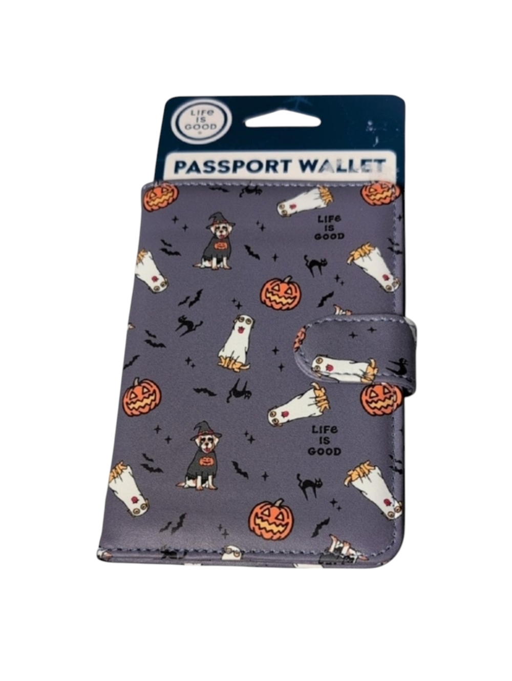 Life is Good Halloween Themed Passport Wallet